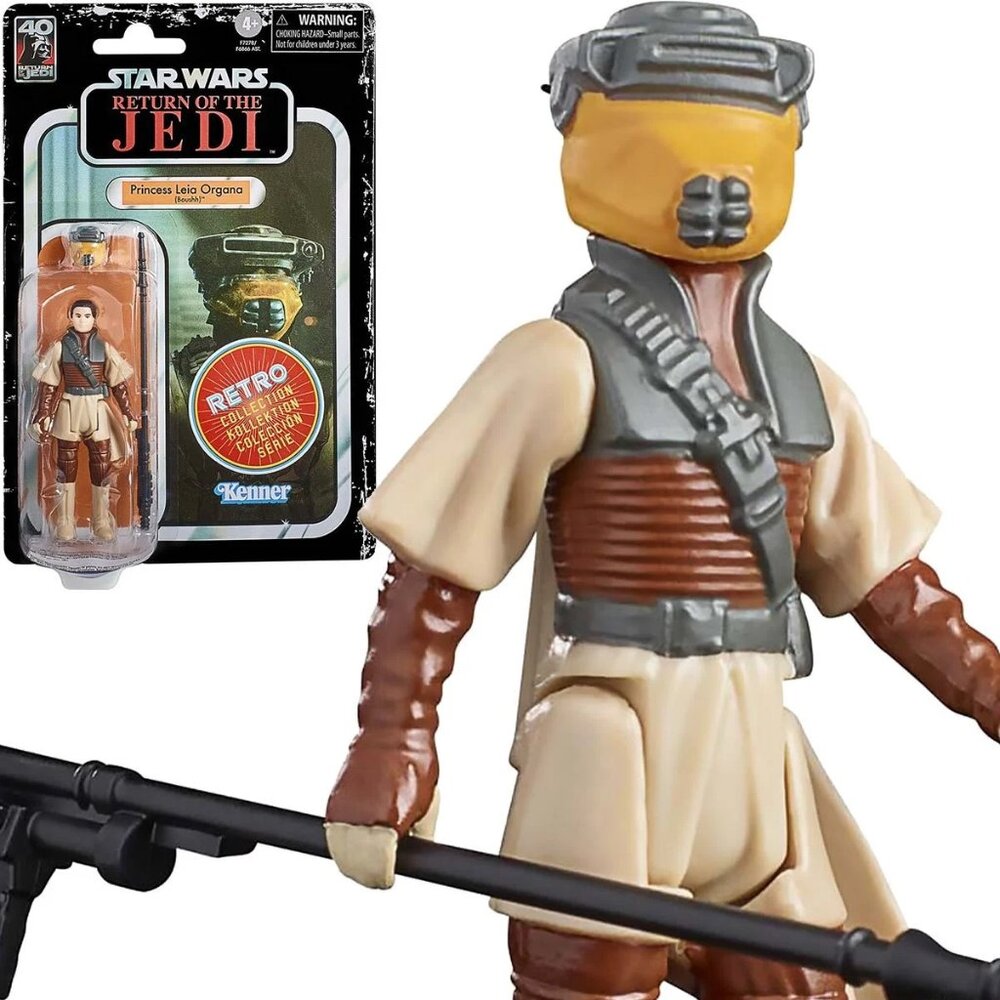 Star Wars The Retro Collection Princess Leia Organa (Boushh) 3 3/4-Inch Figure